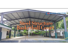 γήπεδο μπάσκετ από χαλύβδινη κατασκευή