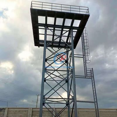 Υψηλή κατασκευή βαρέος χάλυβα Πύργος δεξαμενής νερού για τανκς νερού με ψεκασμό