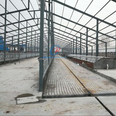 Ελαφριά χάλυβα δομή αγροτική αποθήκη, προκατασκευασμένο μεταλλικό κτίριο αποθήκη