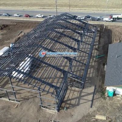 Κατασκευασμένα βιομηχανικά σπίτια Κατασκευή χάλυβα Κατασκευή αποθηκών