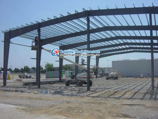 Καλύψιμο σκόνης Προσυσκευασμένη χάλυβα δομή κτίριο Σταθμός στάθμευσης αυτοκινήτων