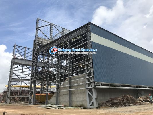 AWS Peb Steel Structure Workshop Drawing Προετοιμασμένο κτίριο γραφείων Βιομηχανική αποθήκη