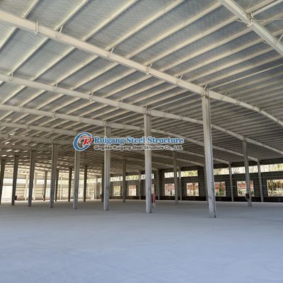 Ζυγισμένη ή βαμμένη επιφάνεια προσαρμοσμένη χάλυβα δομή αποθήκη για την κατασκευή