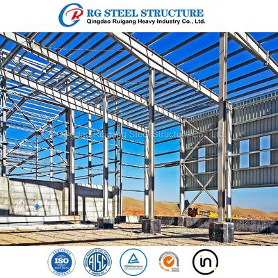 Προπαρασκευασμένο μεταλλικό κτίριο Φωτιά ατσάλινη δομή Υπηρεσιακή αποθήκη Προσαρμογή