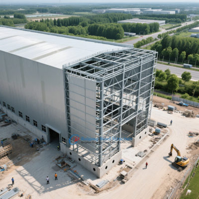 Large Span PEB Steel Structure Warehouse Building 