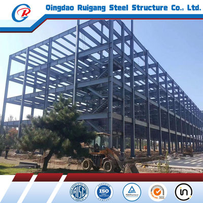 Σιδηρομεταλλευτική δομή κατασκευασμένο πολυώροφο βιομηχανικό κτίριο από χάλυβα