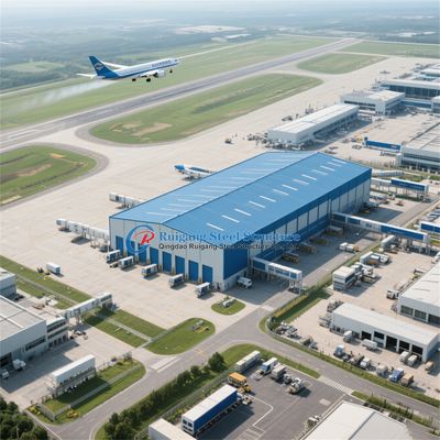 Προσυσκευασμένο πυρόστακτο χάλυβα κατασκευαστικό πλαίσιο εργοστάσιο αποθήκη κτίριο hangar