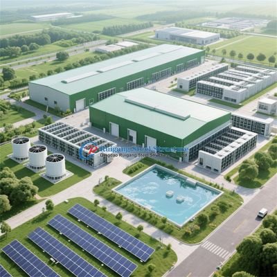 Προσαρμοσμένο Βιομηχανικό Προκατασκευασμένο Μεταλλικό Κτίριο Αποθήκευσης από Χάλυβα