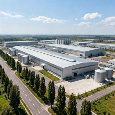 Μεταλλικό κτίριο αποθήκης από χάλυβα, μονής διατομής, μεταλλική κατασκευή