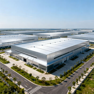 Προκατασκευασμένοι Χαλύβδινοι Σκελετοί Γαλβανισμένοι Κτιριακά Υλικά Εργαστήριο Αποθήκη