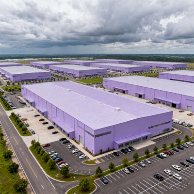 Steel Structure Warehouse Building Metal Materials Construction Metallic Workshop