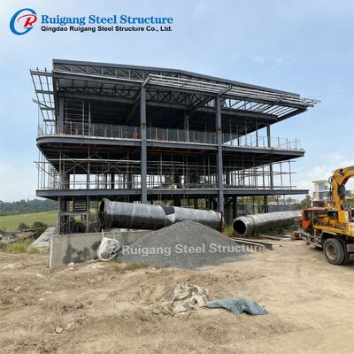 Προκατασκευασμένο κτιριακό συγκρότημα από χάλυβα με φορτίο ανέμου έως 300 km/h, γαλβανισμός εν θερμώ και χάλυβας βαθμού Q355/Q235